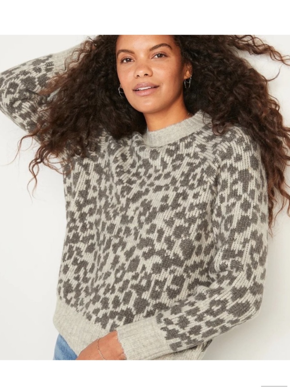 Cheetah Crewneck Sweater